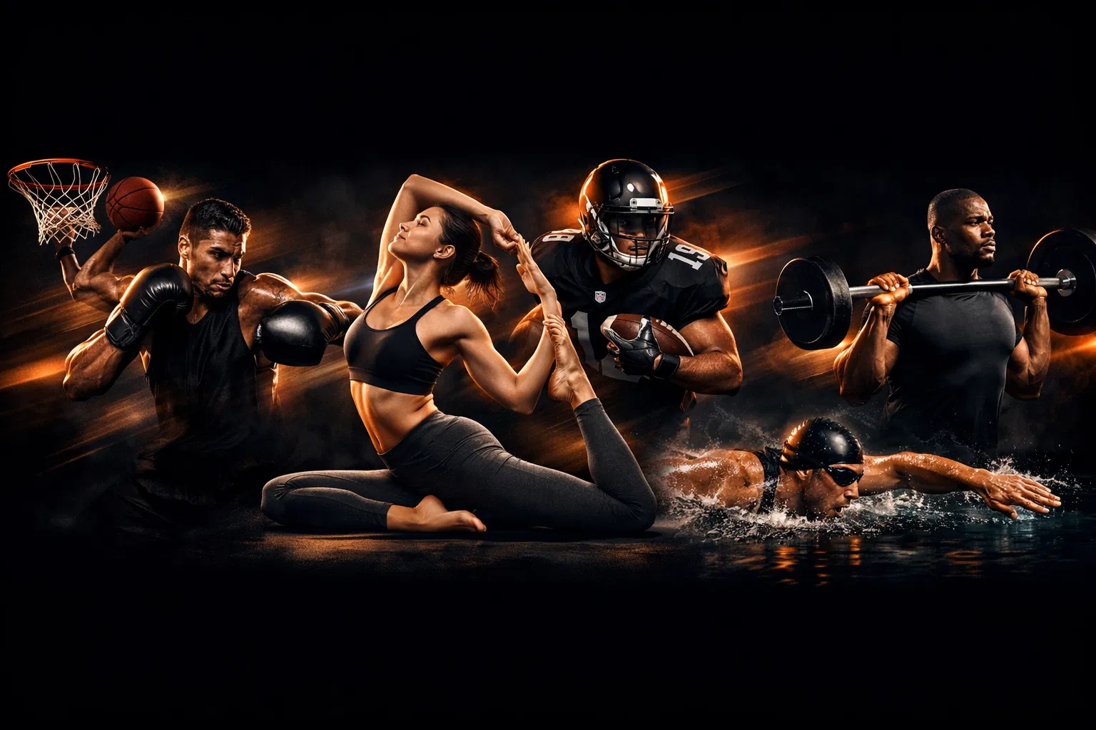 Personal trainers and sports coaches helping athletes